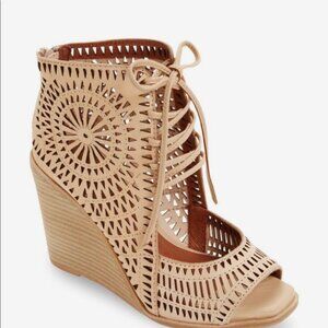 Jeffrey Campbell Rayos Wedges Size 10